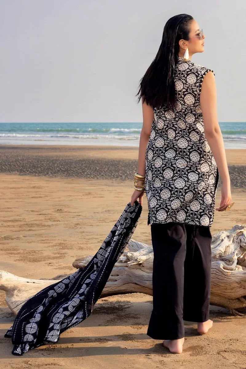 Gul Ahmed 3 Piece Unstitched Printed Lawn Suit B-52013