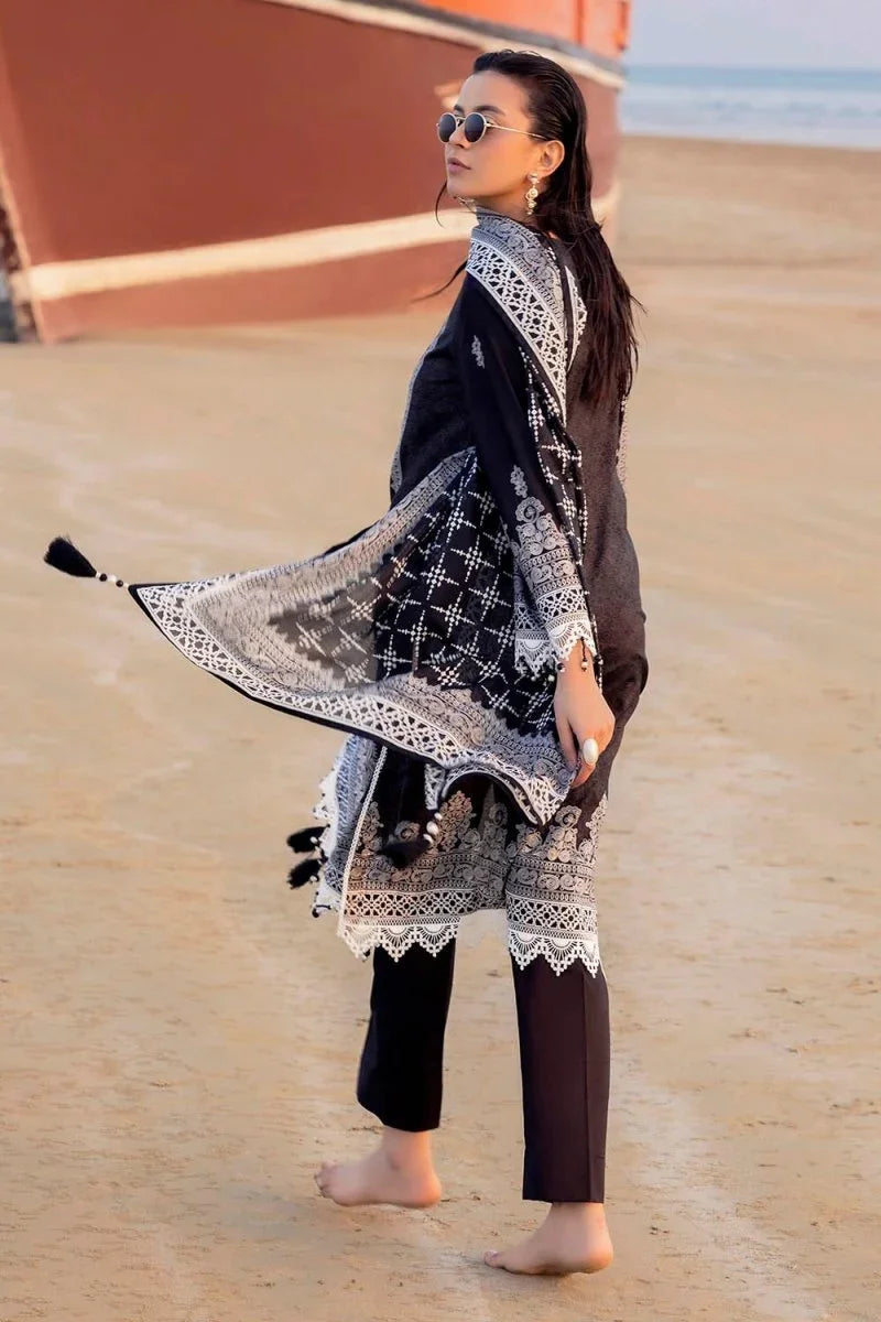 Gul Ahmed 3 Piece Unstitched Printed Lawn Suit B-52014