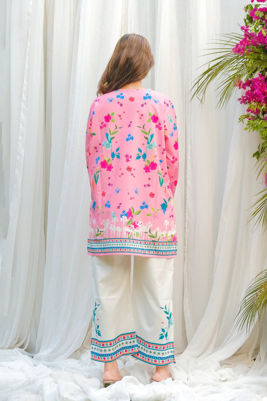 Dhaga 2 Piece Ready to Wear Printed Suit - Bloom