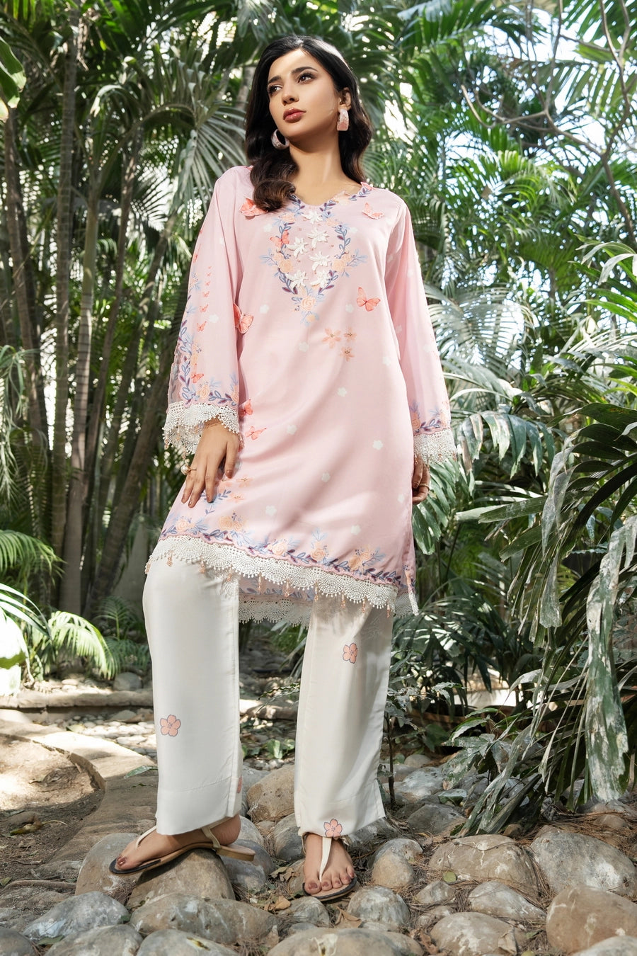 Dhaga 2 Piece Ready to Wear Printed Suit - Blushe