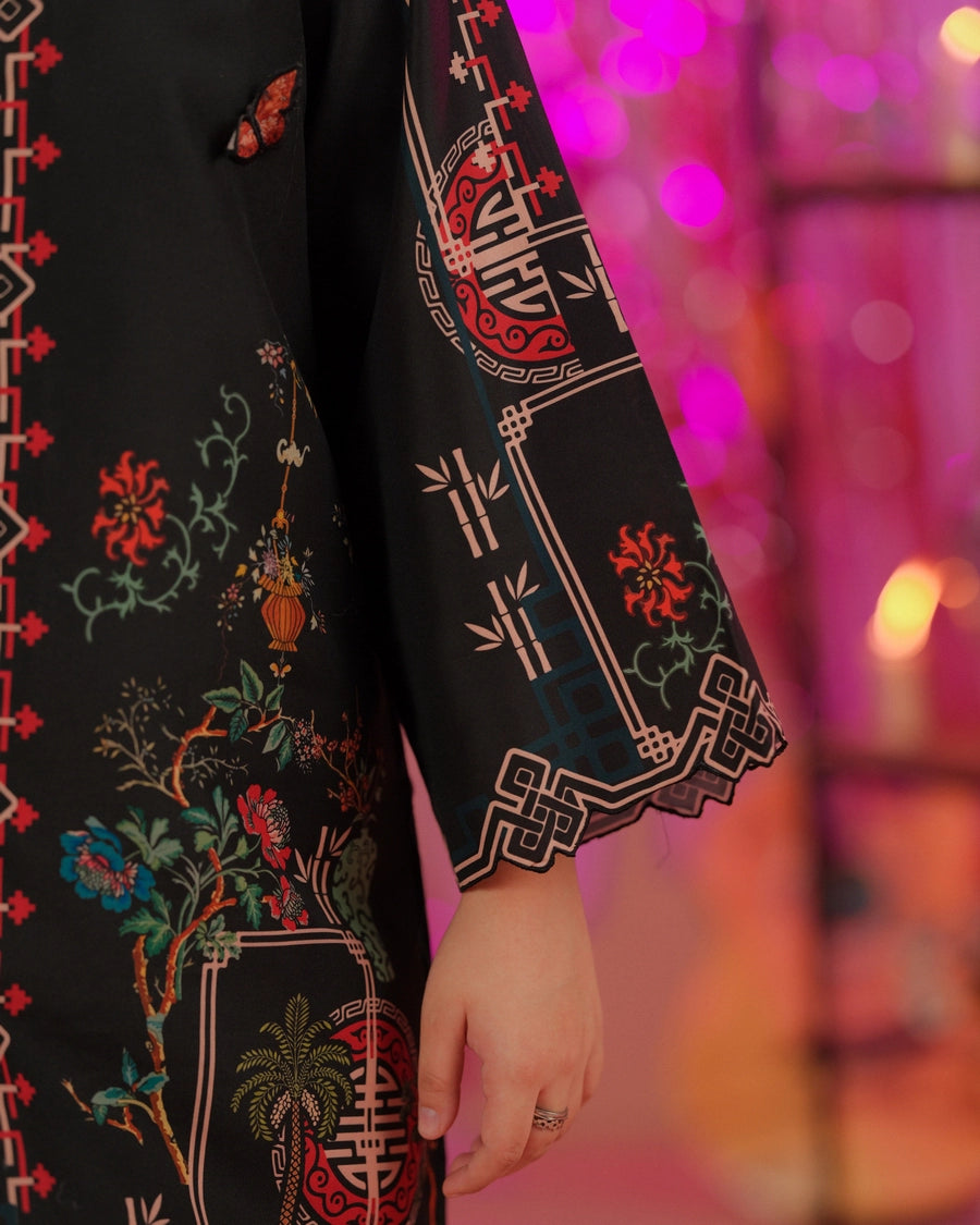 Dhaga 2 Piece Ready to Wear Intricate Cutwork Suit - Bussin