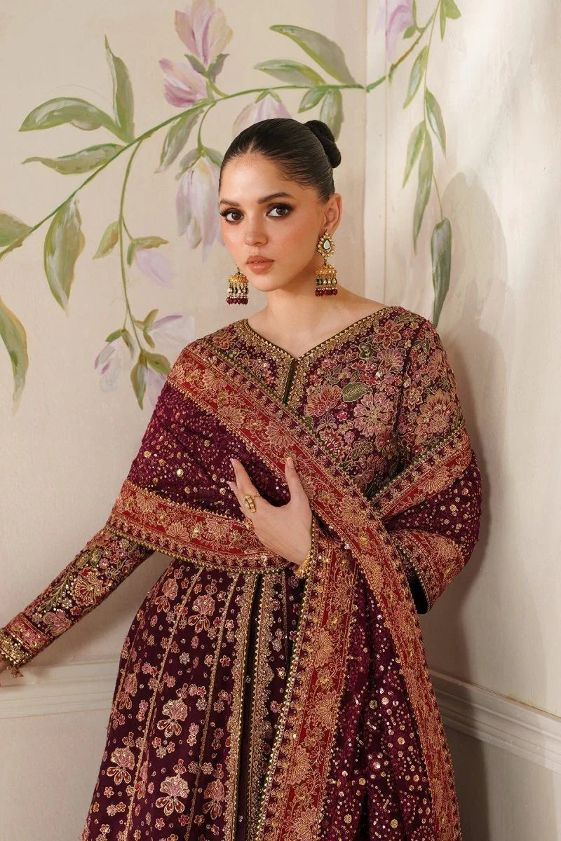Baroque 3 Piece Unstitched Embroidered Chiffon Suit - CH14-05