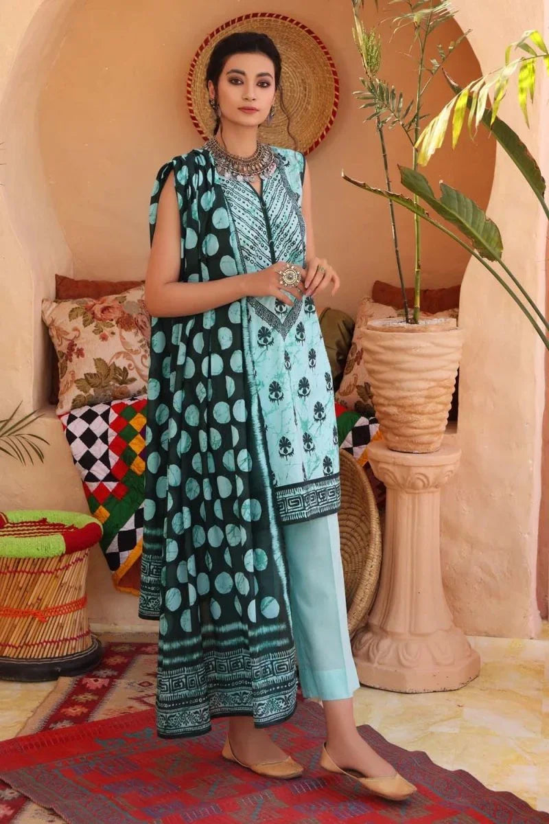 Gul Ahmed 3 PC Unstitched Digital Printed Suit CL-1297