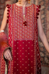 Gul Ahmed 3 Piece Unstitched Lacquer Printed Lawn Suit CL-52138 B