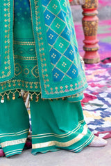 Gul Ahmed 3 Piece Unstitched Gold Printed Lawn Suit CL-52410 A