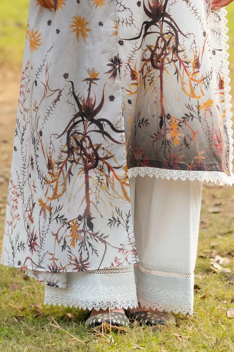 Gul Ahmed 3 Piece Unstitched Jacquard Suit with Printed Lawn Dupatta CL-52502