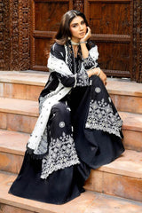 Gul Ahmed 3 Piece Unstitched Schiffli Embroidered Lawn Suit with Embroidered Cotton Net Dupatta CN-52001