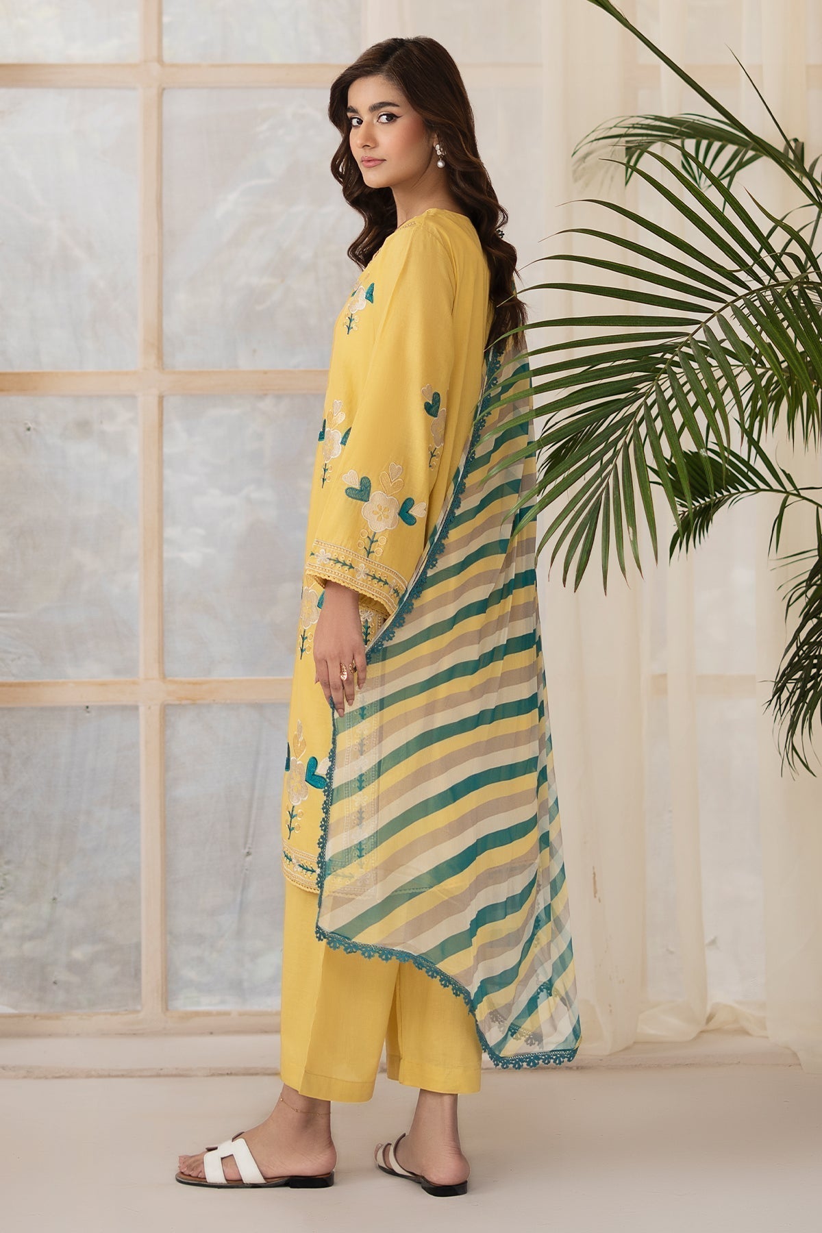 Charizma 3 Pc Stitched Printed Lawn Suit - CNP-5-249