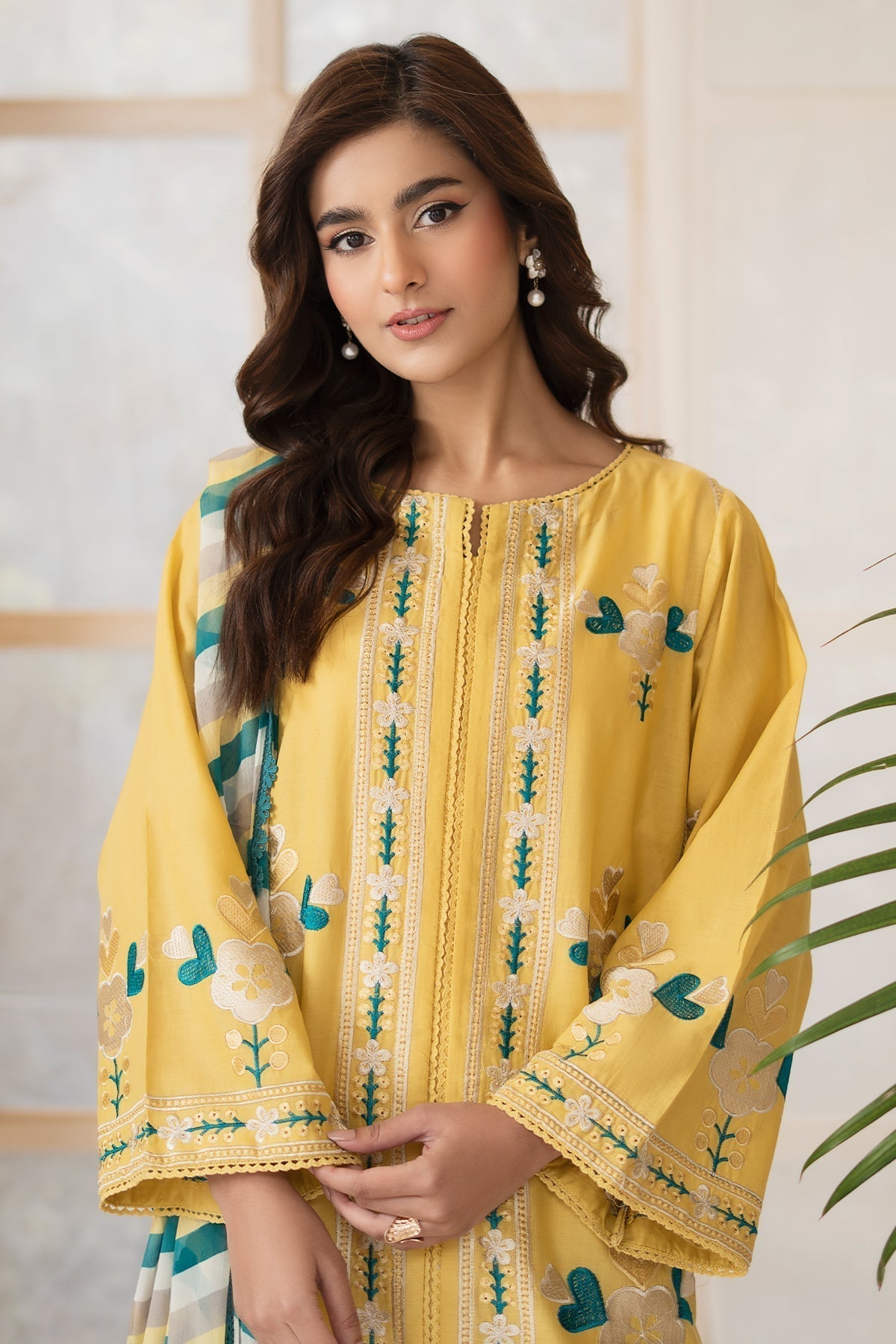 Charizma 3 Pc Stitched Printed Lawn Suit - CNP-5-249