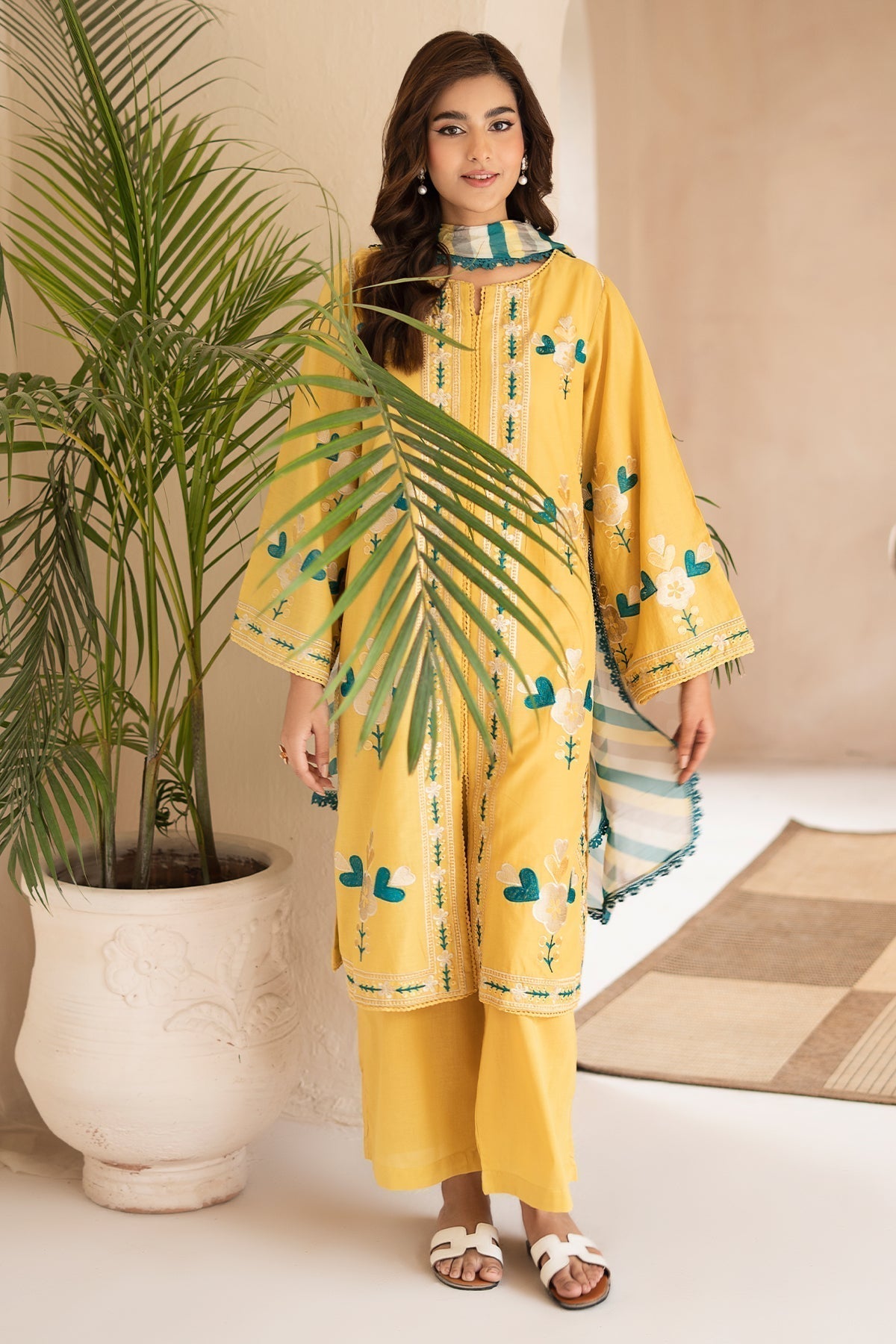 Charizma 3 Pc Stitched Printed Lawn Suit - CNP-5-249