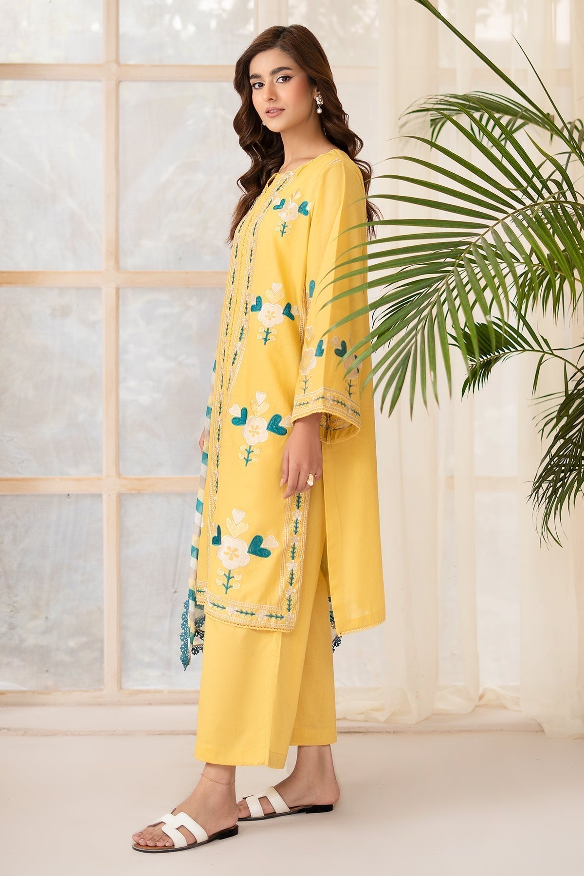 Charizma 3 Pc Stitched Printed Lawn Suit - CNP-5-249