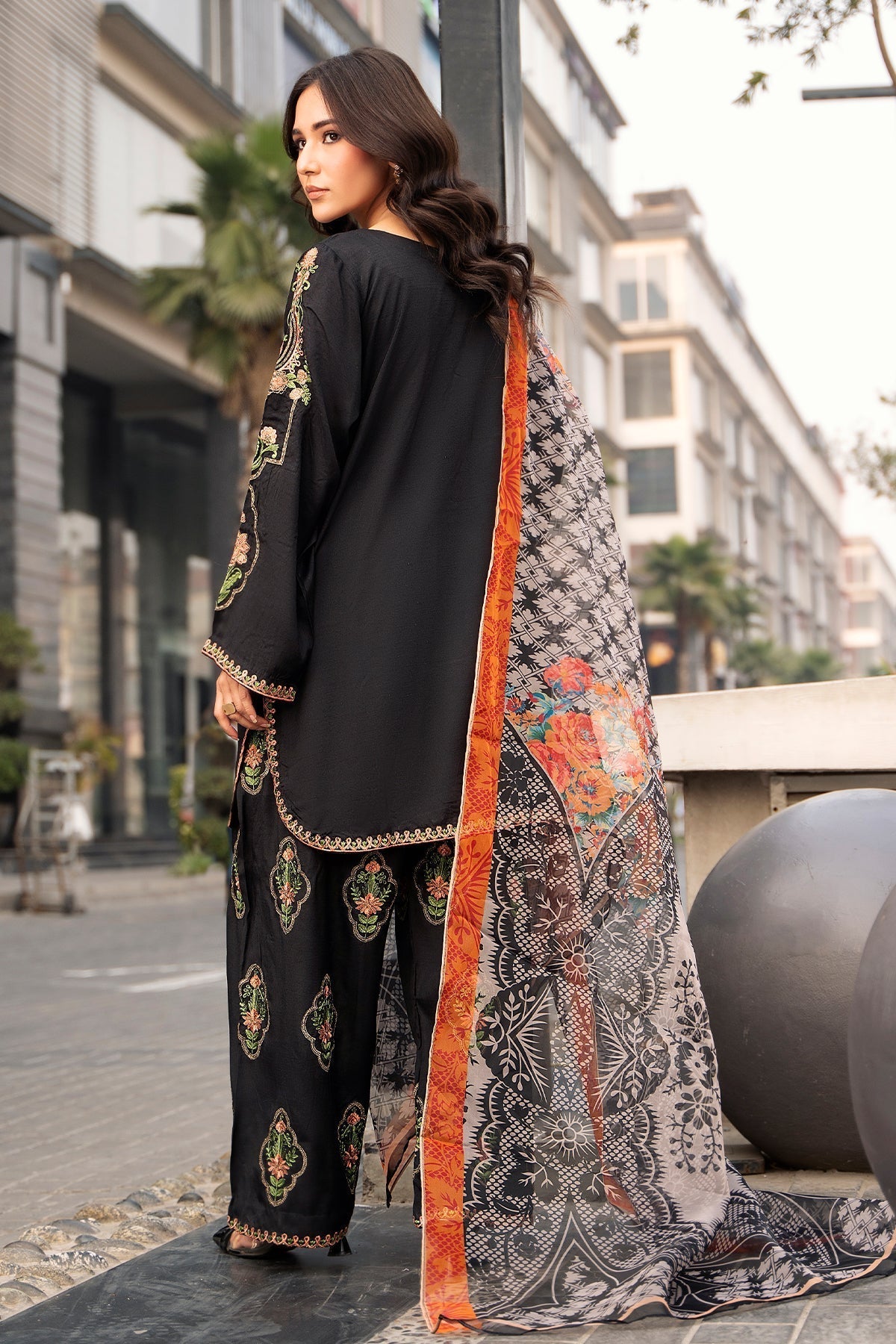 Charizma 3 Pc Stitched Embroidered Lawn Suit - CNP-5-255S