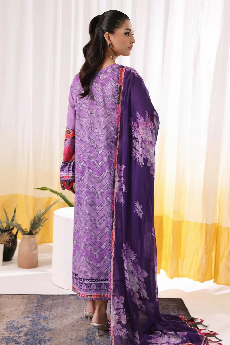 Charizma 3 Pc Stitched Printed Lawn Suit - CP4-32