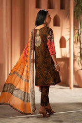 Charizma 3 Pc Stitched Printed Lawn Suit - CP4-38