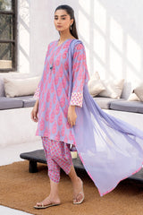 Charizma 3 Pc Stitched Printed Cotton Suit - CPM-4-022
