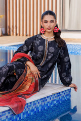 Charizma 3 Pc Stitched Printed Cotton Suit - CPM-4-054