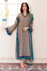 Charizma 3 Pc Stitched Printed Lawn Suit - CPM-4-272