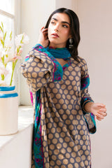 Charizma 3 Pc Stitched Printed Lawn Suit - CPM-4-272