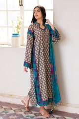 Charizma 3 Pc Stitched Printed Lawn Suit - CPM-4-272