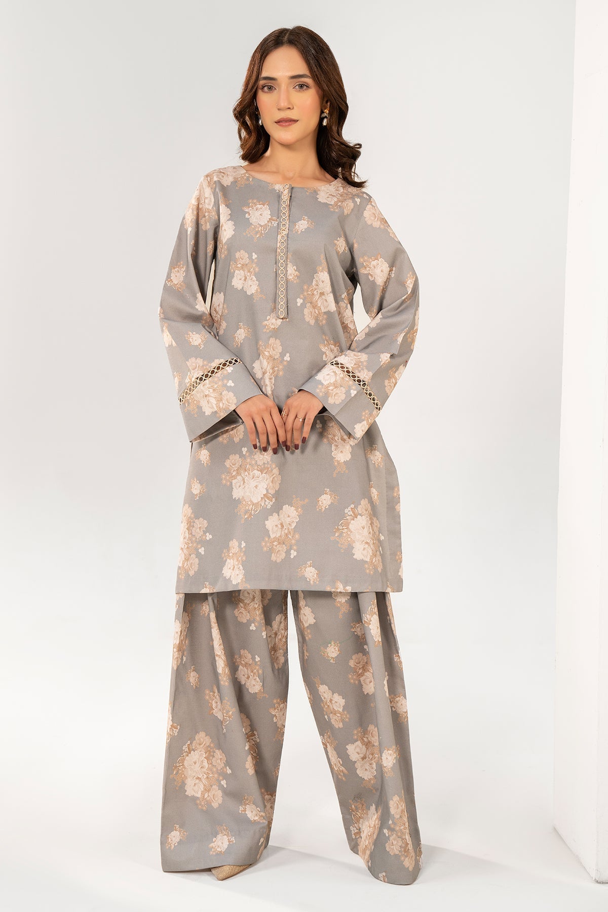 Charizma 2 Pc Stitched Printed Cotton Suit - CPM-5-03S