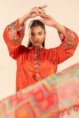 Charizma 3 Pc Stitched Embroidered cotton Suit - CPM-5-090Z