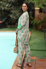 Charizma 2 Pc Stitched Printed Cotton Suit - CPM-5-114Z