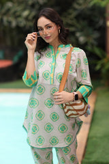 Charizma 2 Pc Stitched Printed Cotton Suit - CPM-5-114Z