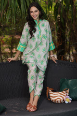 Charizma 2 Pc Stitched Printed Cotton Suit - CPM-5-114Z