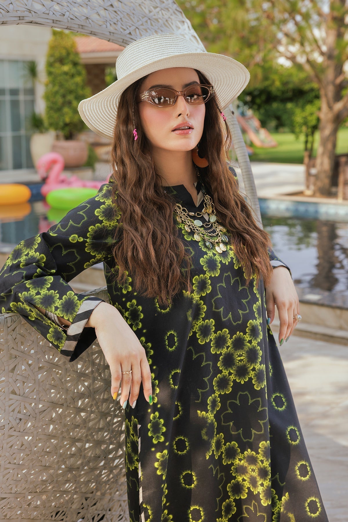 Charizma 2 Pc Stitched Embroidered Cotton Suit - CPM-5-218Z