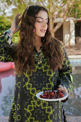 Charizma 2 Pc Stitched Embroidered Cotton Suit - CPM-5-218Z