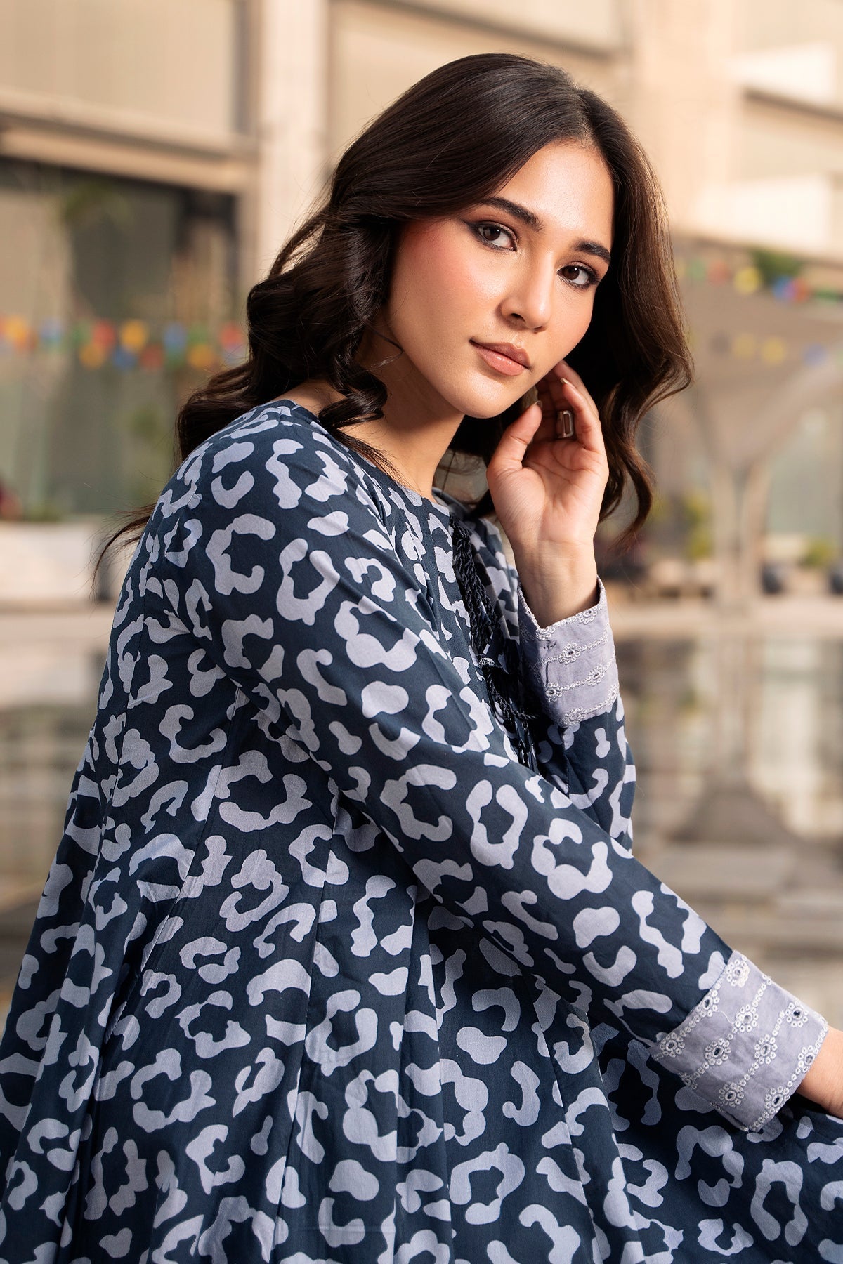 Charizma 2 Pc Stitched Printed Peplum Suit - CPM-5-275S