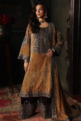 Charizma 3 Pc Unstitched Embroidered Premium Valvet Suit - CVT5-13