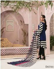 Amna Sohail By Tawakkal Fabrics 3 Piece Stitched Graceful Ensemble Suit D-1344