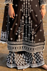 Gul Ahmed 3 Piece Unstitched Embroidered Lawn Suit with Lacquer Printed Denting Lawn Dupatta DN-52017
