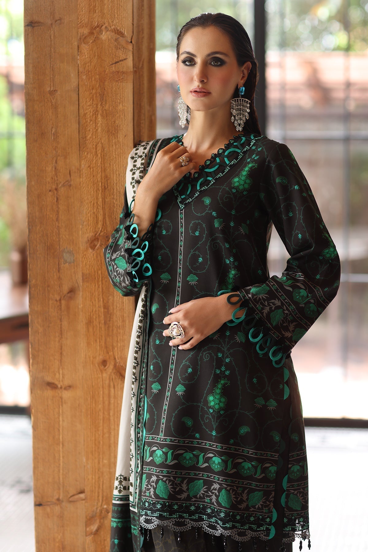 Charizma 3 Pc Stitched Embroidered Staple Suit - DSCW5-02
