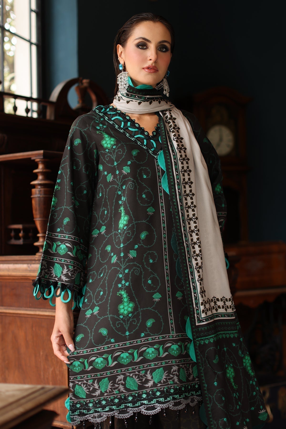 Charizma 3 Pc Stitched Embroidered Staple Suit - DSCW5-02