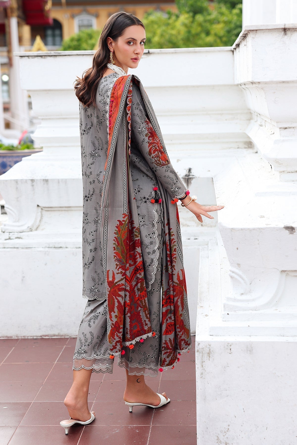 Charizma 3 Pc Stitched Embroidered Staple Suit - DSCW5-03