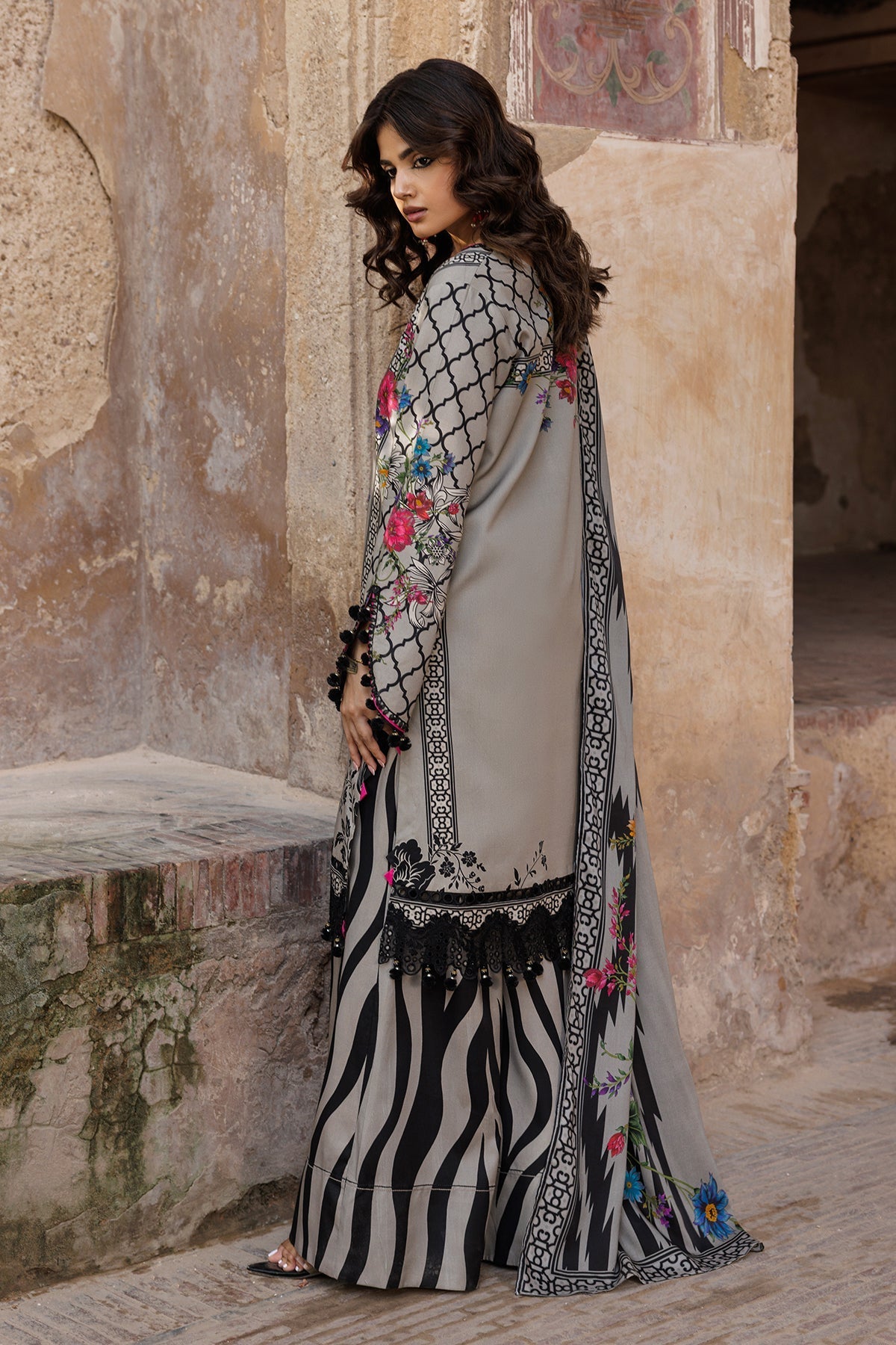Charizma 3 Pc Stitched Embroidered Staple Suit - DSCW5-04
