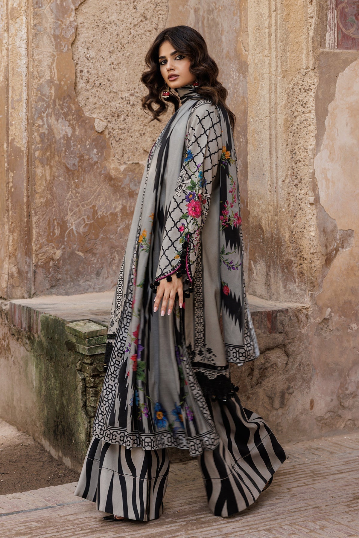 Charizma 3 Pc Stitched Embroidered Staple Suit - DSCW5-04