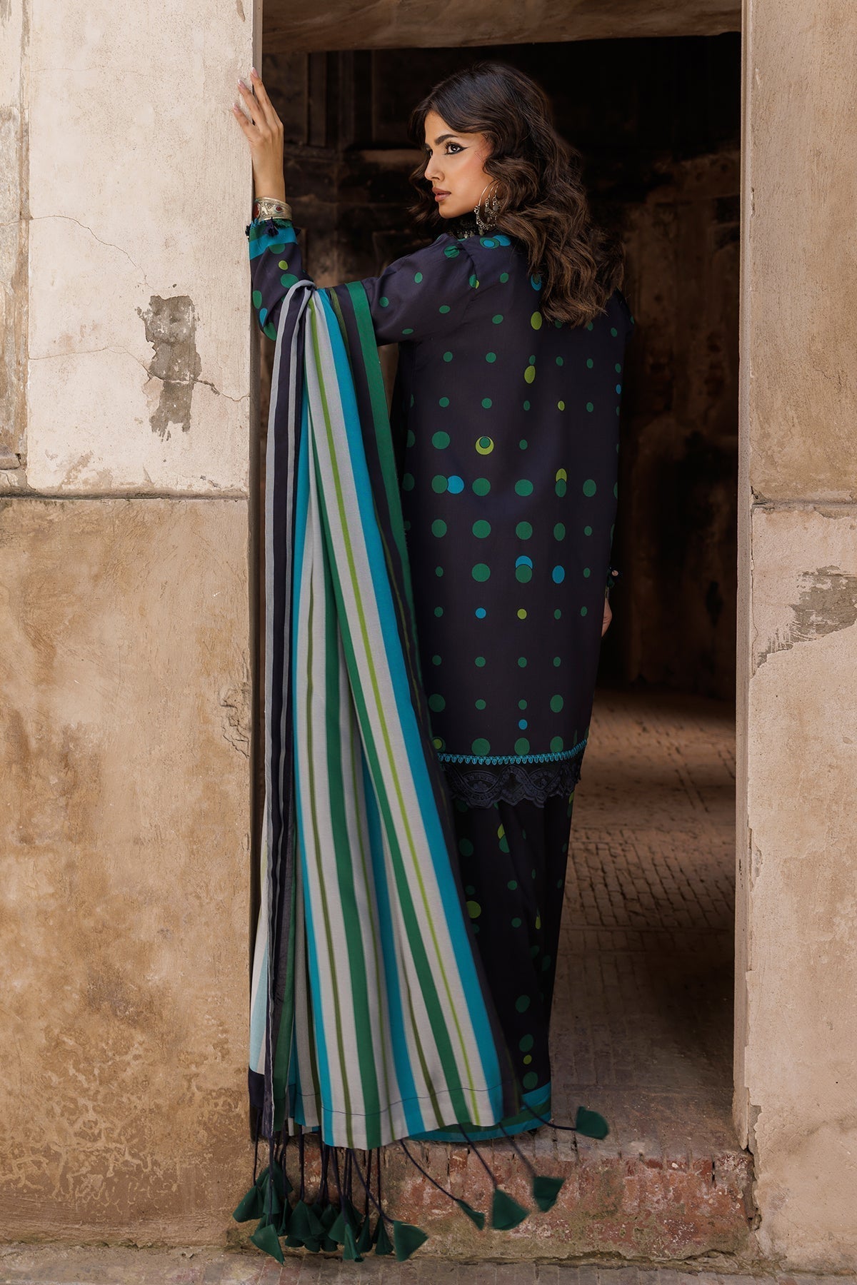 Charizma 3 Pc Stitched Embroidered Staple Suit - DSCW5-07