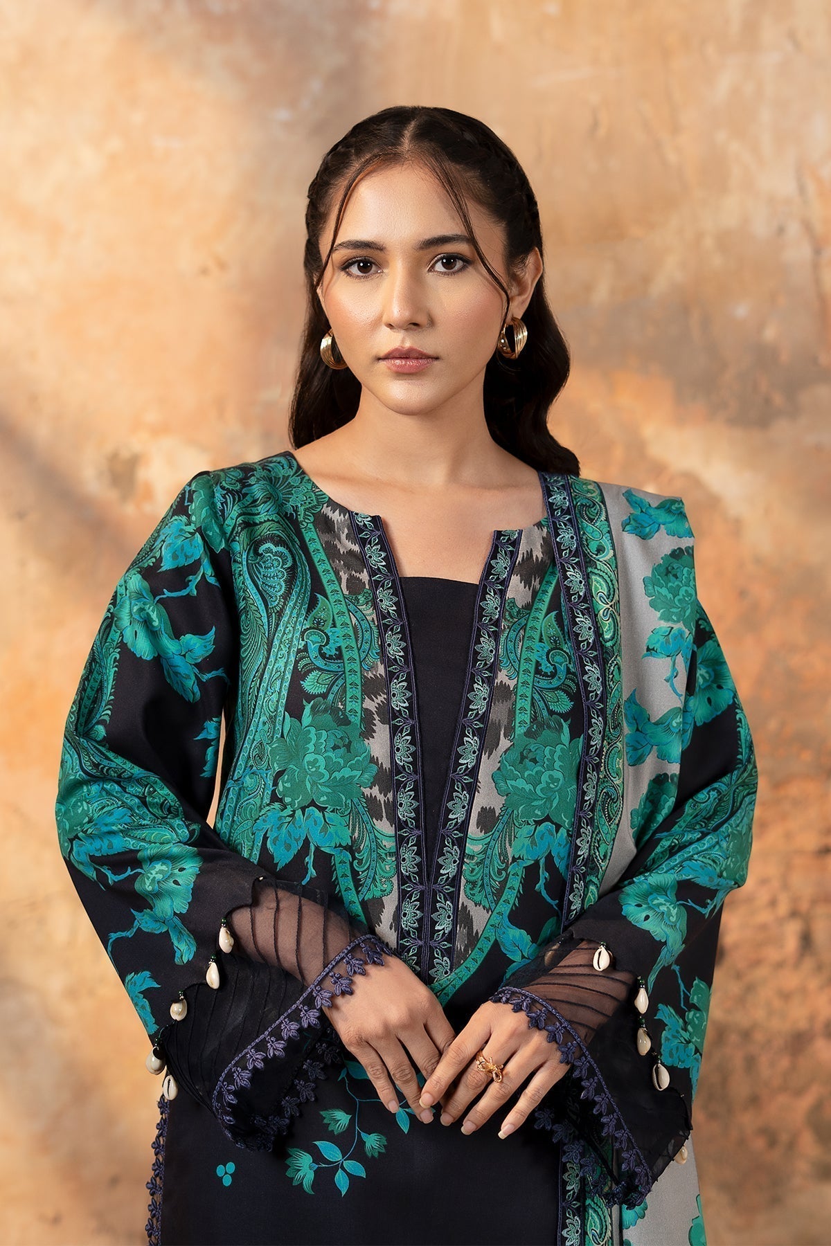 Charizma 3 Pc Stitched Embroidered Staple Suit - DSCW5-10