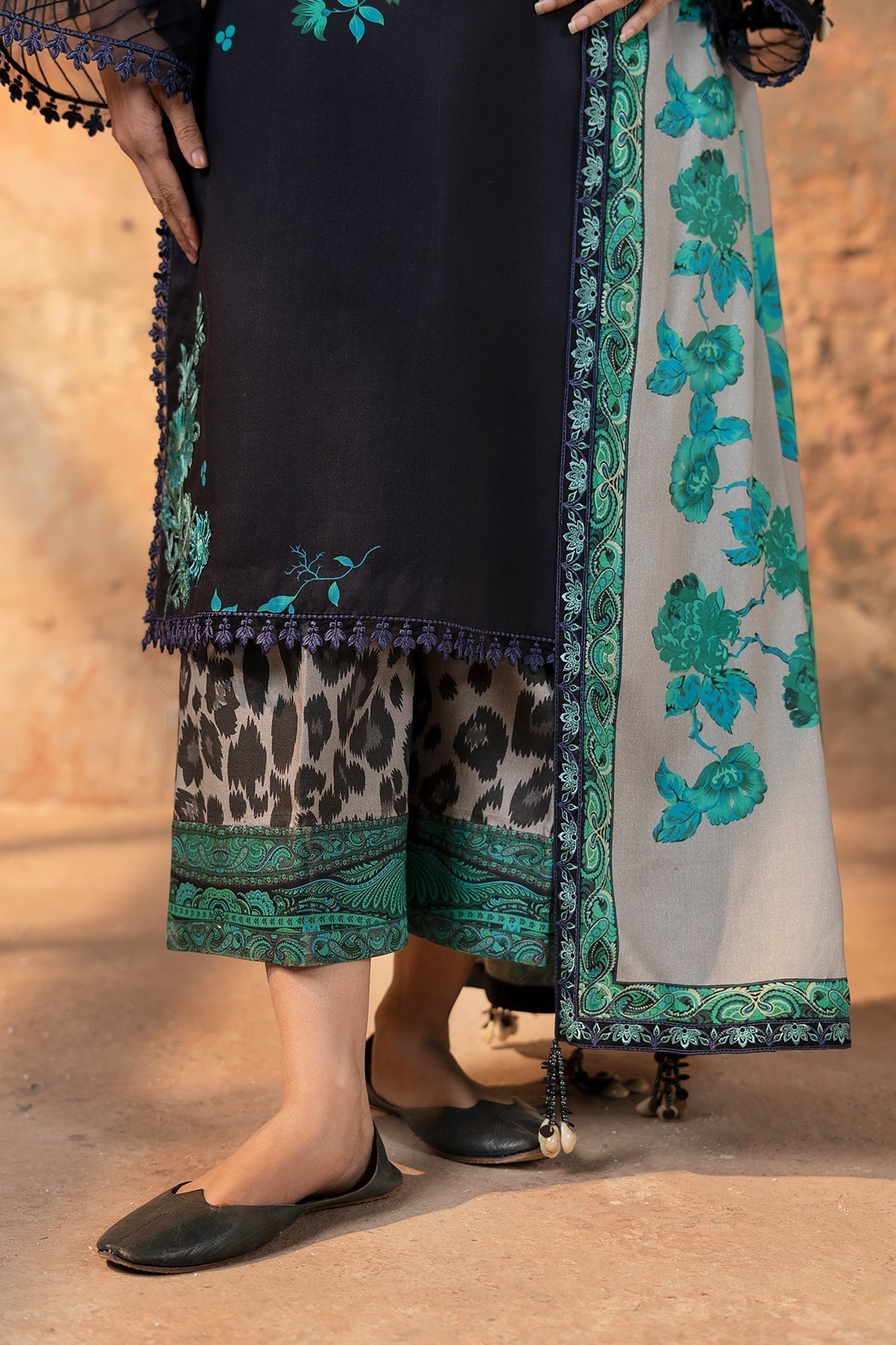 Charizma 3 Pc Stitched Embroidered Staple Suit - DSCW5-10