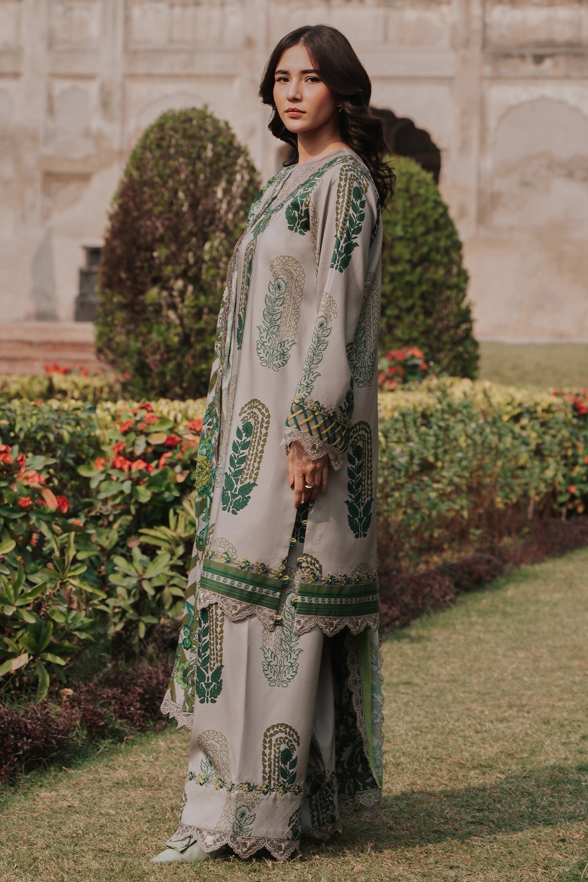 Charizma 3 Pc Stitched Embroidered Staple Suit - DSCW5-16