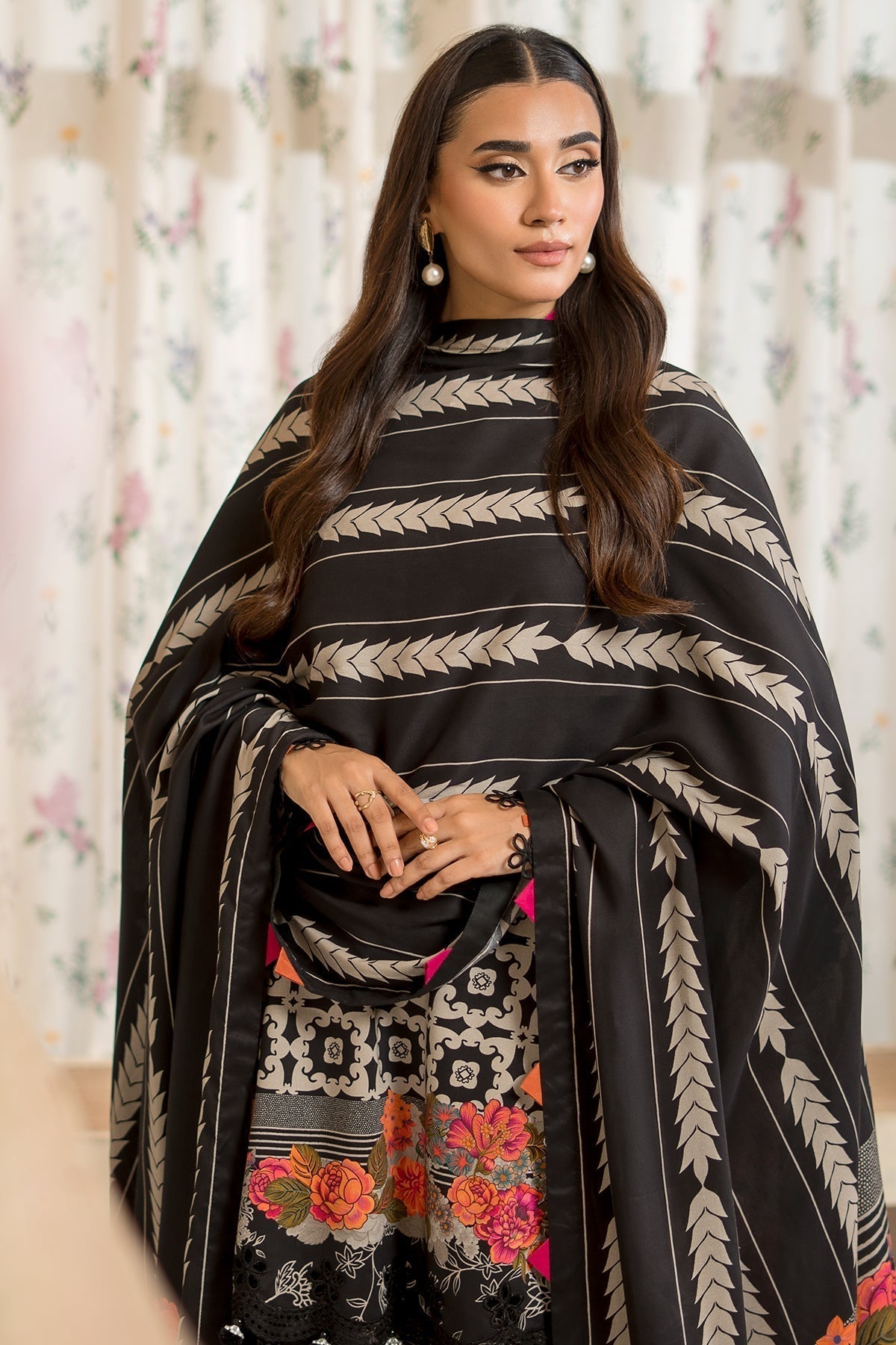 Charizma 3 Pc Stitched Embroidered Staple Suit - DSCW5-22