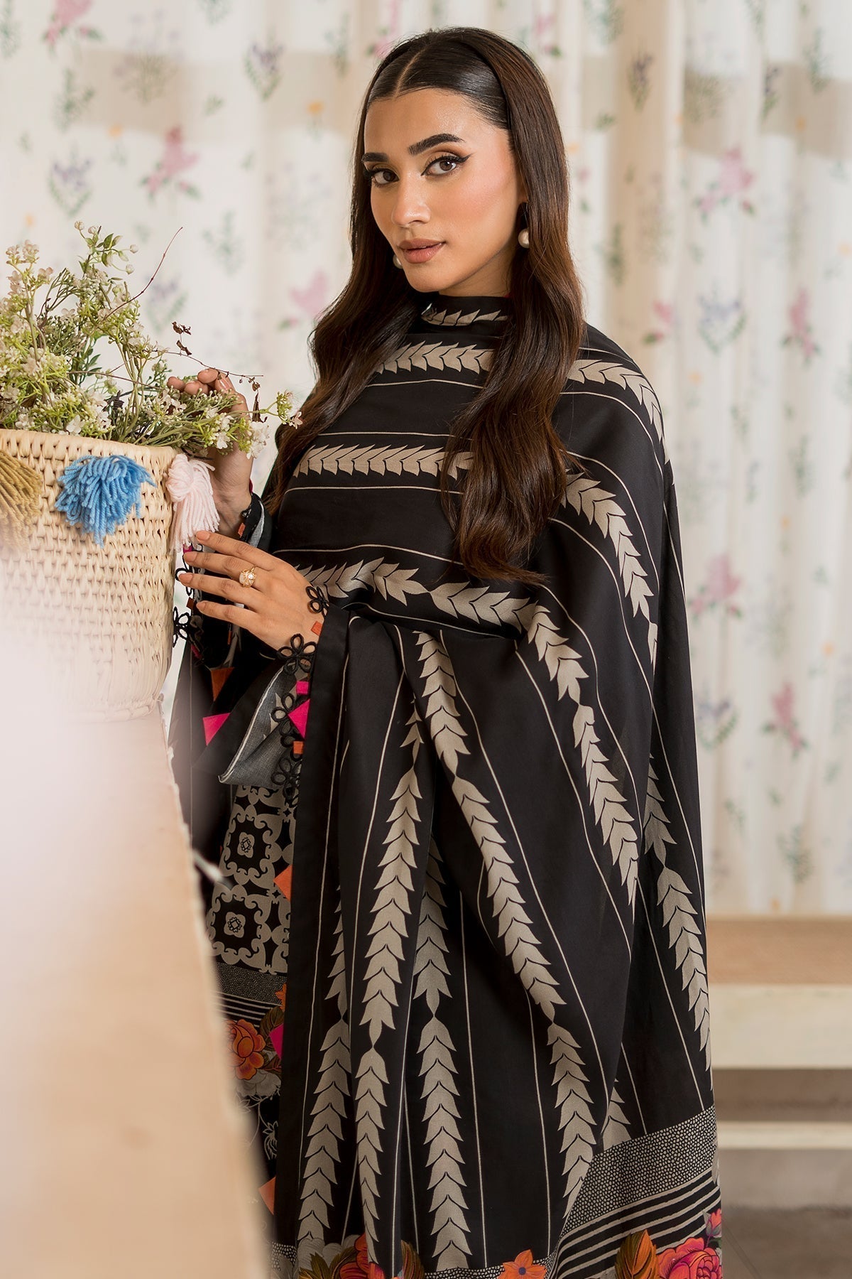 Charizma 3 Pc Stitched Embroidered Staple Suit - DSCW5-22