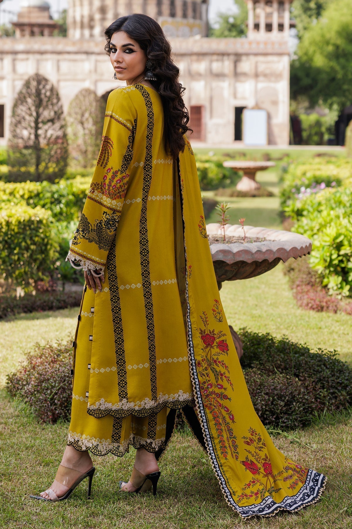 Charizma 3 Pc Stitched Embroidered Staple Suit - DSCW5-24