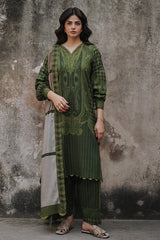 Charizma 3 Pc Stitched Embroidered Staple Suit - DSCW5-26