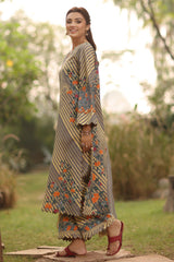 Charizma 3 Pc Stitched Printed Lawn Suit - DSPM4-05