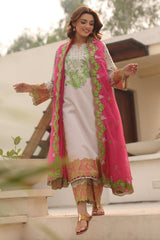 Charizma 3 Pc Stitched Printed Lawn Suit - DSPM4-09