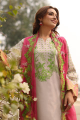 Charizma 3 Pc Stitched Printed Lawn Suit - DSPM4-09